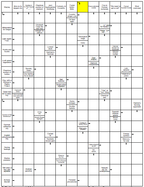 ARROWWORD 01-08-2026 — free online arrowword puzzle